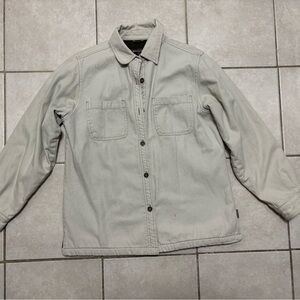 Woolrich women’s  shirt jacket fleece lining size M